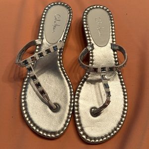 New Silver Cole Haan sandals. Size 8